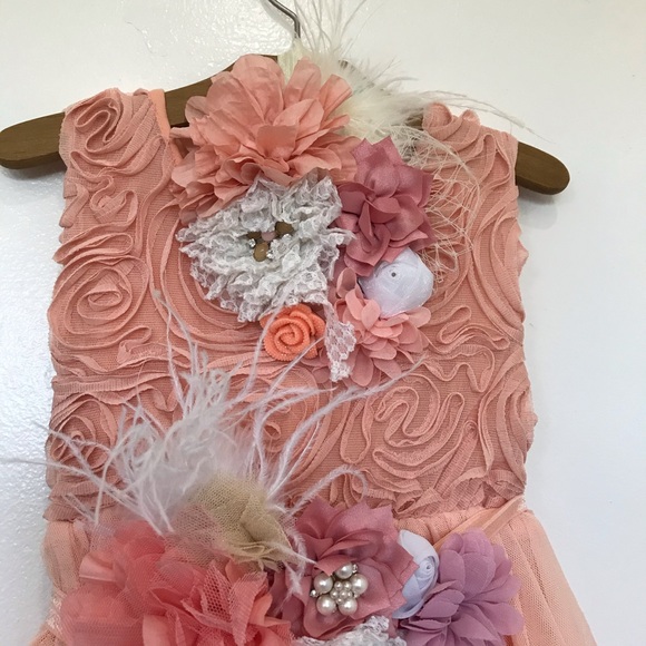 Girls flower dress - Picture 5 of 9